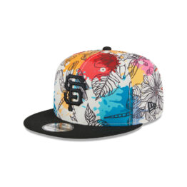 New Era 9Fifty San Francisco Giants Spring 2024 Adjustable Snapback Hat Multicolor Brown