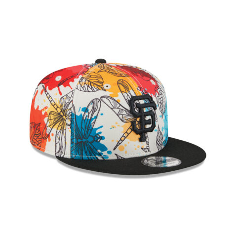 New Era 9Fifty San Francisco Giants Spring 2024 Adjustable Snapback Hat Multicolor Brown - Image 4