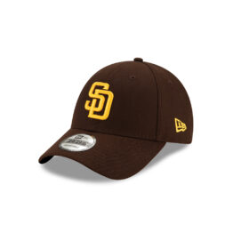 New Era 9Forty San Diego Padres 2024 Seoul Series On Field Game Adjustable Strapback Hat Brown