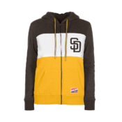 New-Era-San-Diego-Padres-Color-Block-Womens-Full-Zip-Hoodie-Jacket-Gold-White-Brown-Front.jpg