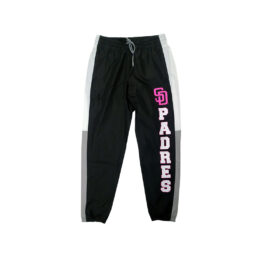 New Era San Diego Padres Track Pants Black Gray Pink