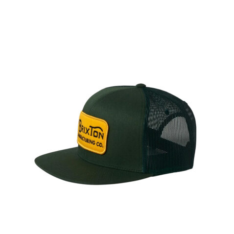 Brixton Grade HP Trucker Adjustable Snapback Hat Trekking Green