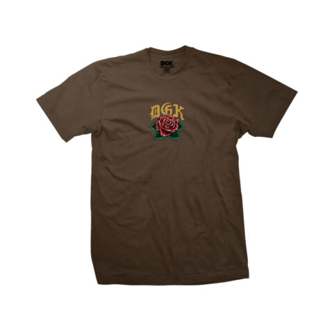 DGK Guadalupe Short Sleeve T-Shirt Dark Chocolate Brown