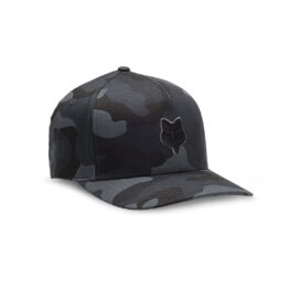 FOX Head Flexfit Hat Black Camo