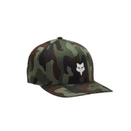 Fox Head Camo Tech Flexfit Hat Green Camouflage