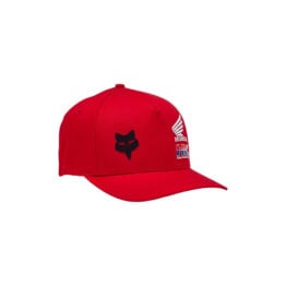 Fox x Honda Flexfit Hat Flame Red