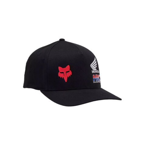 Fox x Honda II Flexfit Hat Black