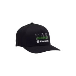 Fox x Kawasaki Kawi Flexfit Hat Black