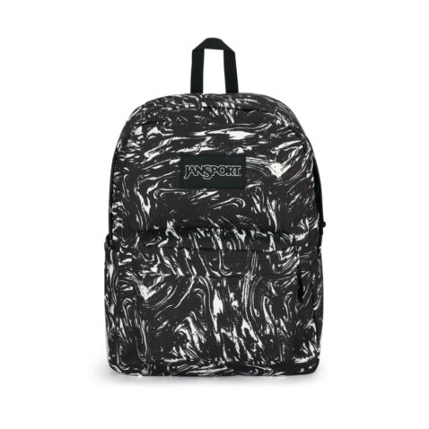 JanSport Black Label Superbreak Back Pack Marbled Motion Black