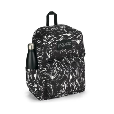 JanSport Black Label Superbreak Back Pack Marbled Motion Black - Image 3