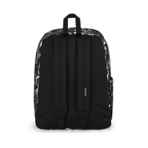 JanSport Black Label Superbreak Back Pack Marbled Motion Black