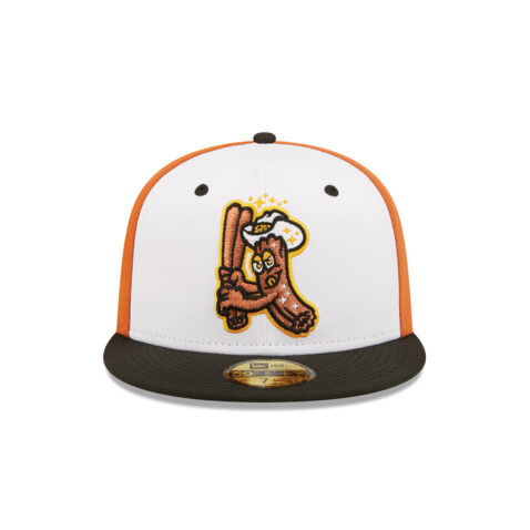 New Era 59Fifty Churros De San Jose Giants Copa De La Diversion Fitted Hat White Orange Black