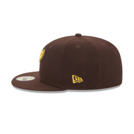 New Era 59Fifty El Paso Chihuahuas Authentic Collection On Field Alternate 3 Fitted Hat Burnt Wood Brown