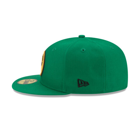 New Era 59Fifty Power Rangers Green Ranger Fitted Hat Kelly Green Gold