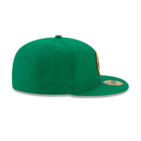 New Era 59Fifty Power Rangers Green Ranger Fitted Hat Kelly Green Gold