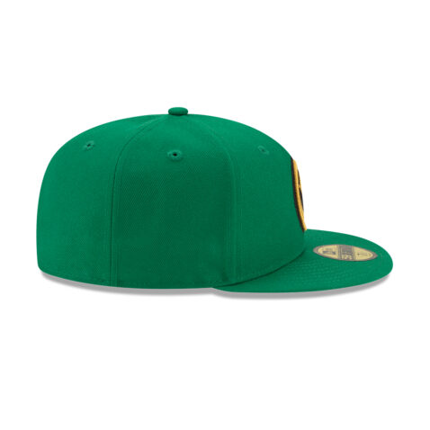 New Era 59Fifty Power Rangers Green Ranger Fitted Hat Kelly Green Gold - Image 5