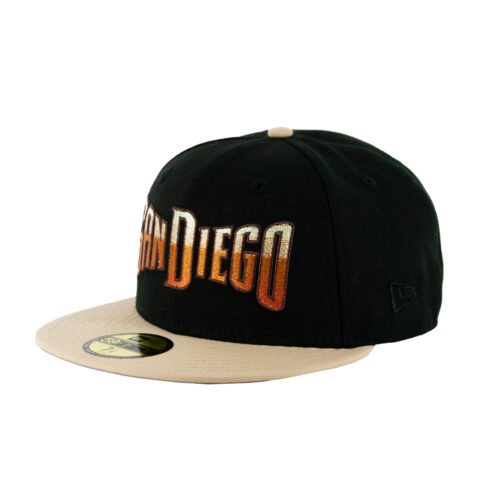 New Era 59Fifty San Diego Padres The Closer Fitted Hat Black Gradient Orange – Vegas Gold