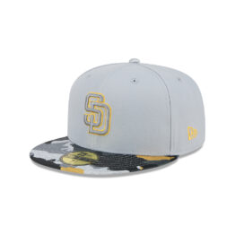 New Era 59Fifty San Diego Padres Two Tone Fitted Hat Gray Gold Urban Camo