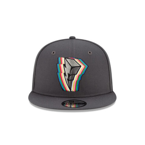New Era 9Fifty Power Rangers Bolt Power Adjustable Snapback Hat Dark Graphite - Image 3
