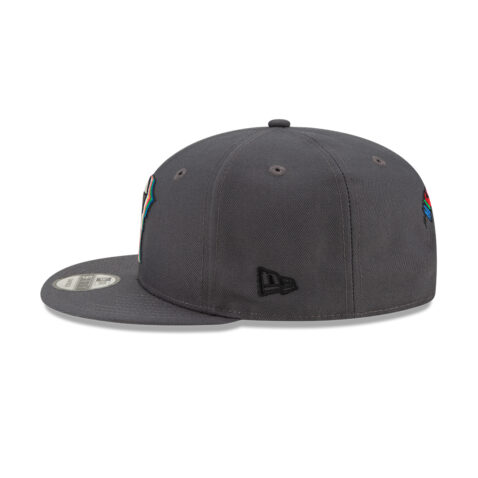 New Era 9Fifty Power Rangers Bolt Power Adjustable Snapback Hat Dark Graphite - Image 2