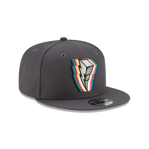 New Era 9Fifty Power Rangers Bolt Power Adjustable Snapback Hat Dark Graphite