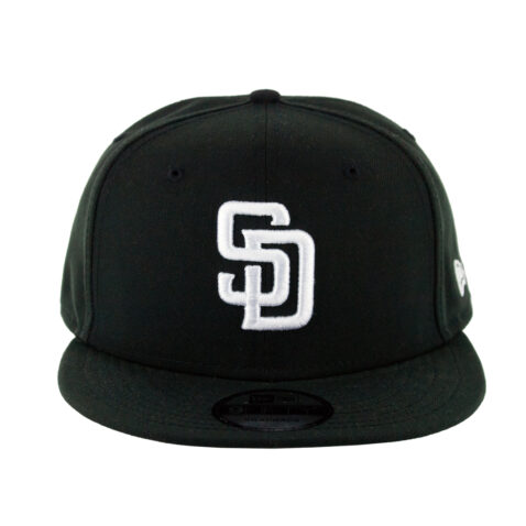 New Era 9Fifty San Diego Padres Chain Stitch Adjustable Snapback Hat Black New Era 9Fifty San Diego Padres Chain Stitch Adjustable Snapback Hat Black