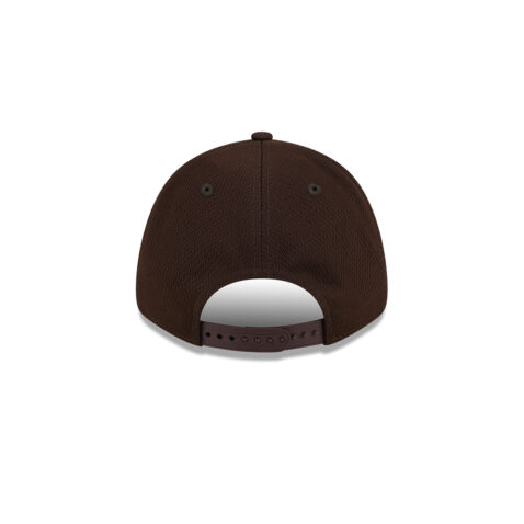 New Era 9Forty San Diego Padres Evergreen Adjustable Snapback Hat Burnt Wood Brown Gold - Image 6