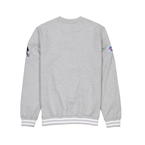 New Era Las Vegas Raiders Logo Select Crewneck Sweater Heather Gray White - Image 2