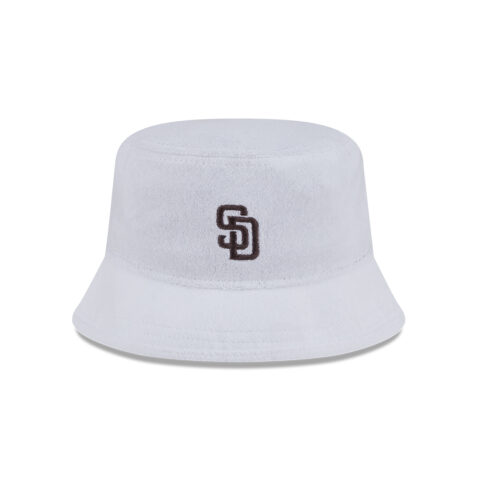 New Era San Diego Padres Court Sport Bucket Hat White