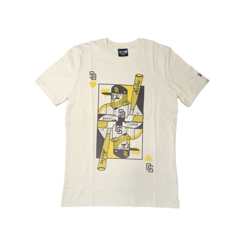 New Era San Diego Padres Game Night Short Sleeve T-Shirt Chrome White