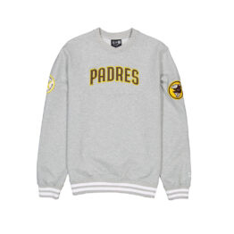 New Era San Diego Padres Logo Select Crewneck Sweater Heather Grey