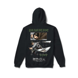 Primitive x Attack On Titan Scout Pullover Hoodie Black