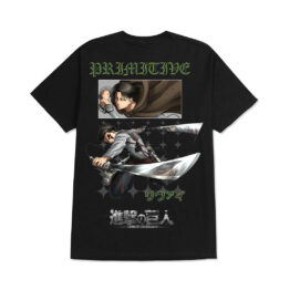 Primitive x Attack On Titan Scout Short Sleeve T-Shirt Black