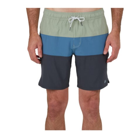 Salty Crew Beacons 2 Elastic Boardie Board Shorts Dusty Sage