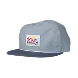 Salty Crew Jackpot 5 Panel Adjustable Snapback Hat Marine Blue