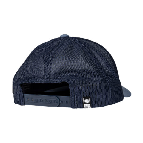 Salty Crew Seaside Mesh Trucker Adjustable Snapback Hat Slate Navy