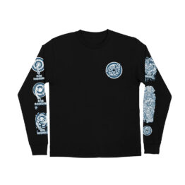 Santa Cruz Rob Evolution Heavyweight Long Sleeve T-Shirt Black Blue