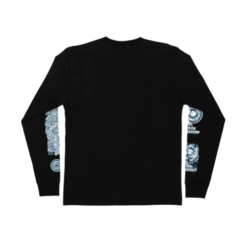 Santa Cruz Rob Evolution Heavyweight Long Sleeve T-Shirt Black Blue - Image 2