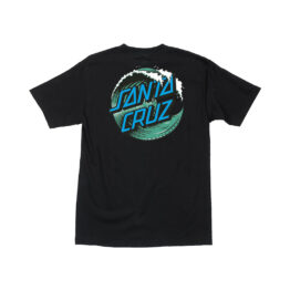 Santa Cruz Wave Dot Heavyweight Short Sleeve T-Shirt Black