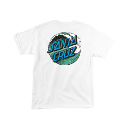 Santa Cruz Wave Dot Heavyweight Short Sleeve T-Shirt White