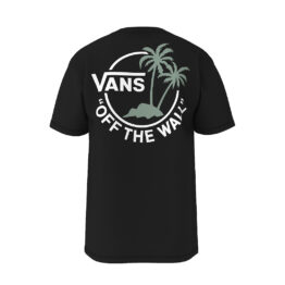 Vans Classic Mini Dual Palm II Short Sleeve T-Shirt Black Iceberg Green
