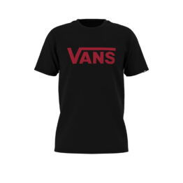 Vans Classic Short Sleeve T-Shirt Black Reinvent Red