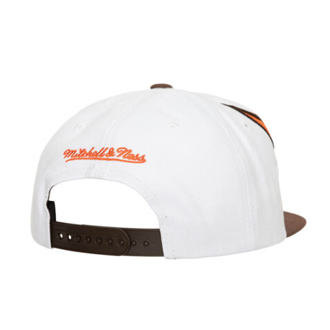 Mitchell & Ness San Diego Padres Waverunner Adjustable Snapback Hat White Brown