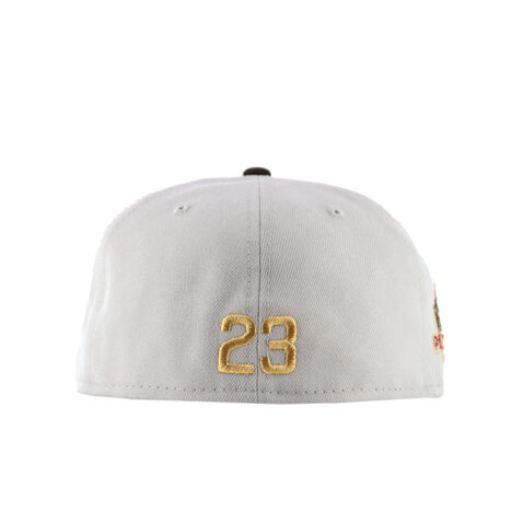New Era 59Fifty San Diego Padres Tatis Platinum Glove Fitted Hat Stone Burnt Wood Brown - Image 6