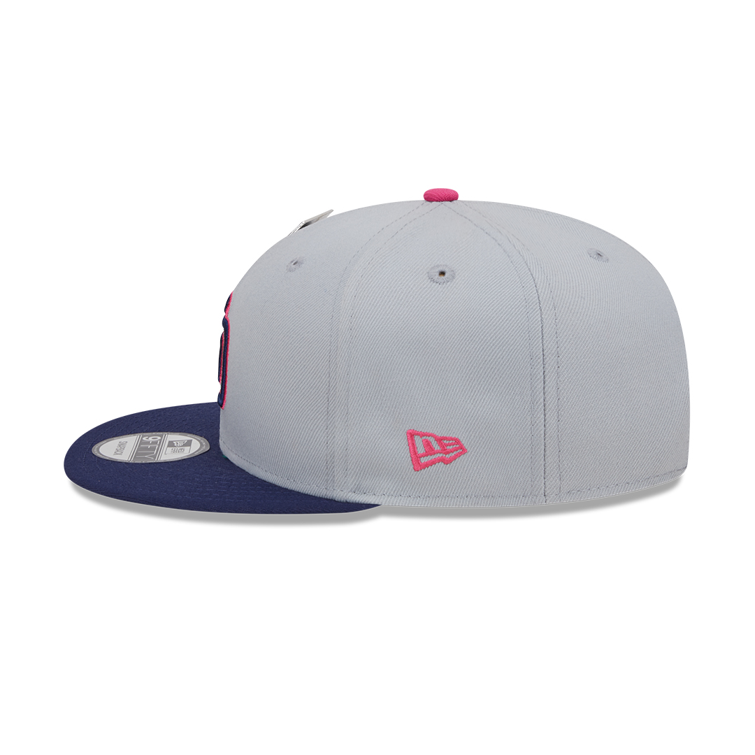 New Era x Big League Chew 9Fifty San Diego Padres Big Rally Blue Raspberry Adjustable Snapback Hat Gray Blue Red New Era x Big League Chew 9Fifty San Diego Padres Big Rally Blue Raspberry Adjustable Snapback Hat Gray Blue Red - Image 2