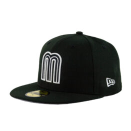 New Era 59Fifty World Baseball Classic Mexico Fitted Hat Black White