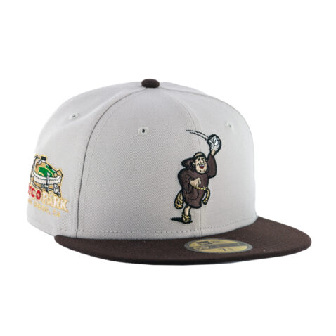 New Era 59Fifty San Diego Padres Tatis Platinum Glove Fitted Hat Stone Burnt Wood Brown - Image 5