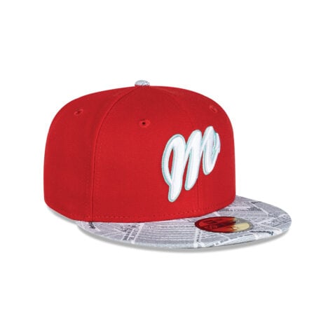 New Era 59Fifty Mexico City Diablos Rojos De Mexico Alternate 1 On Field Fitted Hat Scarlet Red Gray New Era 59Fifty Mexico City Diablos Rojos De Mexico Alternate 1 On Field Fitted Hat Scarlet Red Gray