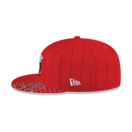 New Era 59Fifty Mexico City Diablos Rojos De Mexico Away Road On Field Fitted Hat Scarlet Red