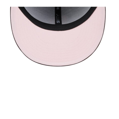 New Era 59Fifty San Diego Padres Mother's Day 2024 Fitted Hat Burnt Wood Brown Pink - Image 7
